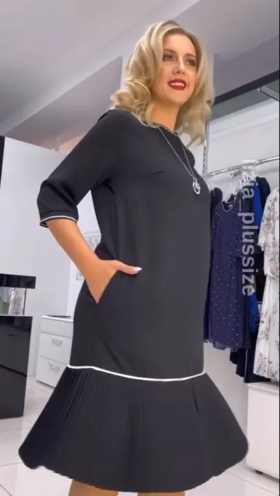 Angela - Vestido informal con falda